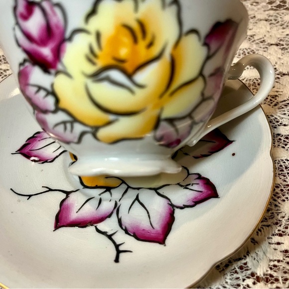 Vintage Shafford Japanese Porcelain Teacup and Saucer - Picture 2 of 13